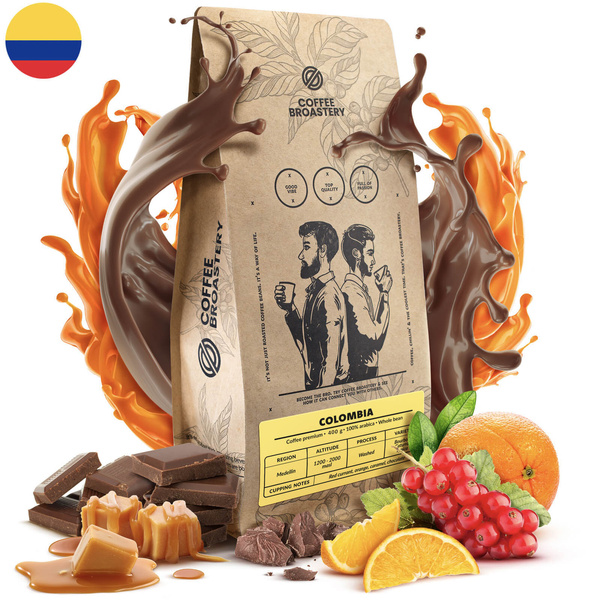 Bro Coffee Roastery - Hela bönor kaffe Colombia Medellin Premium 400 g