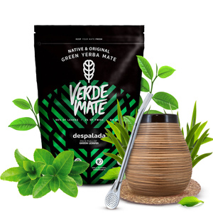 Yerba Mate Set Verde Mate 400g 0,4kg Kalebass + Bombilla