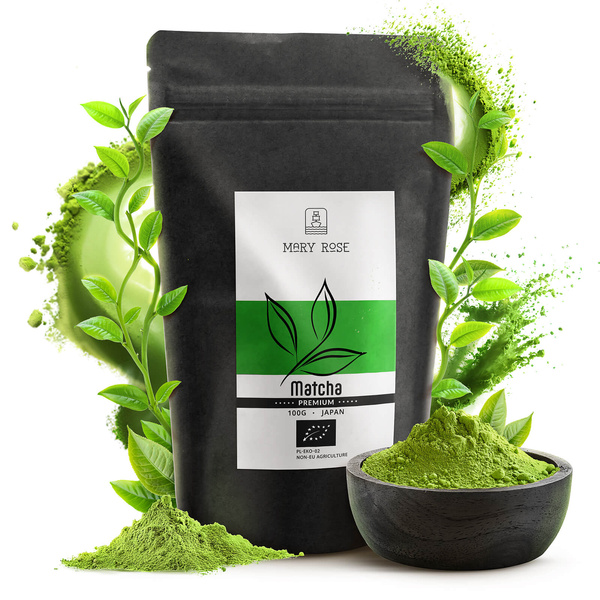 Mary Rose – Japanskt Matcha grönt te (BIO) Premium 100 g