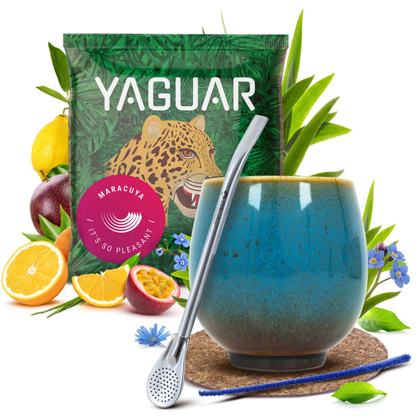 Yerba Mate set 50g Kalebass + Bombilla