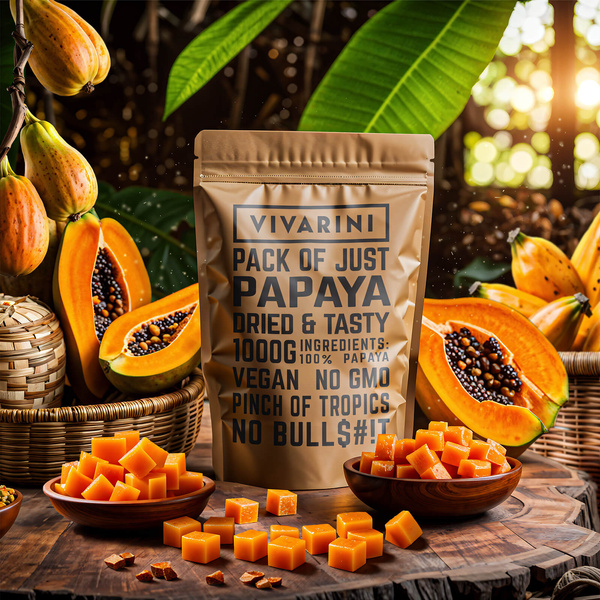 Vivarini - Papaya (kanderad) 1 kg