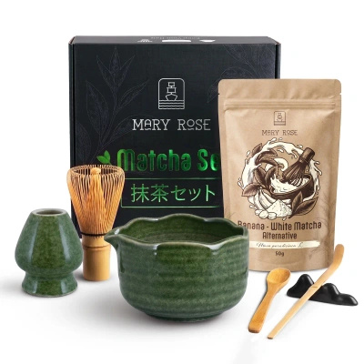 Presentset för att tillreda White Matcha