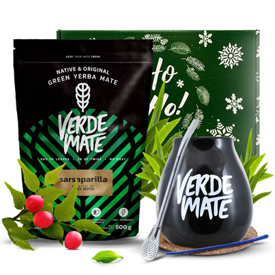 Presentpaket Yerba Mate Verde Mate Sarsaparilla 0,5kg
