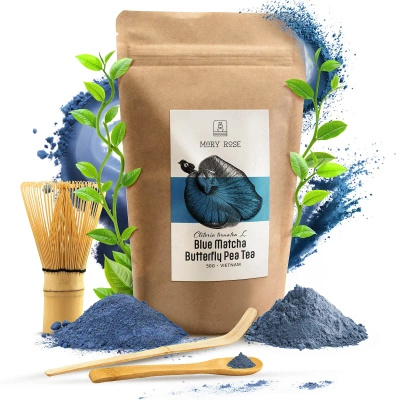 Set Blue Matcha + Chasen och Chashaku