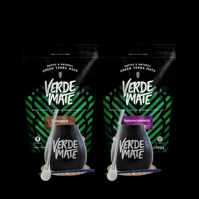 Yerba Verde Mate Katuava Temperamento 1kg set för två