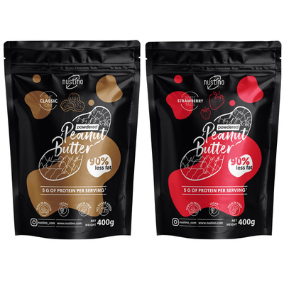 Nustino - jordnötssmör i pulverform 2x400g