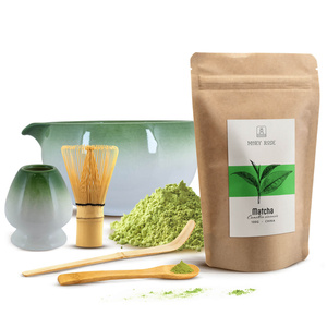 Set för bryggning av Matcha te: matcha 100g + tillbehör