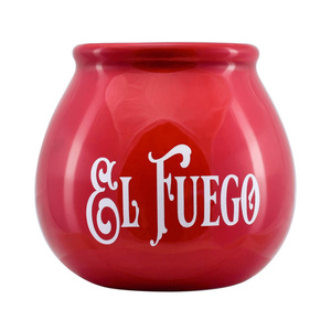 Yerba Mate-set: El Fuego Elaborada 1kg + Kalebass + Bombilla