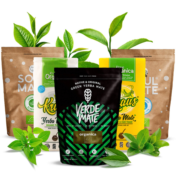 Ekologiskt Yerba Mate-te 5x0,5kg