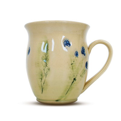 Keramikkopp Flora Blue 350 ml – Crater-serien
