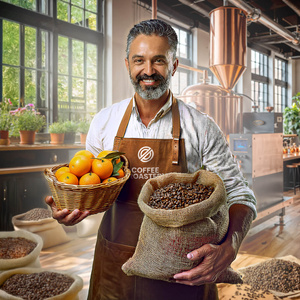 Coffee Broastery - Hela bönor kaffe Brazil Guaxupe Premium 400 g