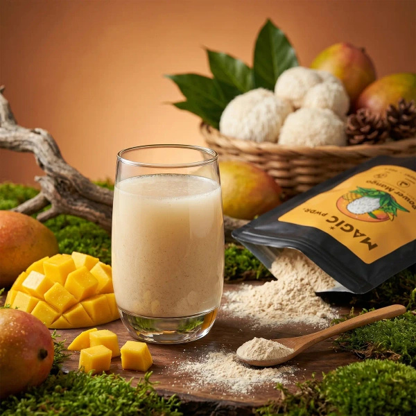 Magic Pwdr – Power Yerba & Mango – Focus & Gut Blend 400 g