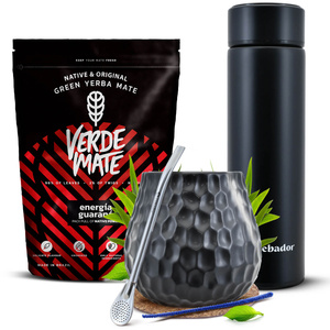 Yerba Mate Set Verde Mate 400g 0,4kg Termos LED