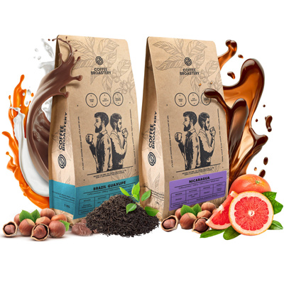 Set Bro Coffee Roastery Nicaragua Colibrí Azul + Brazil Guaxupe 2x1kg (2kg)