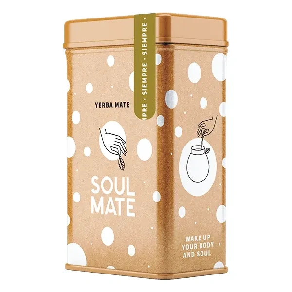 Yerbera – Metallburk + Soul Mate Orgánica Siempre 0,5 kg