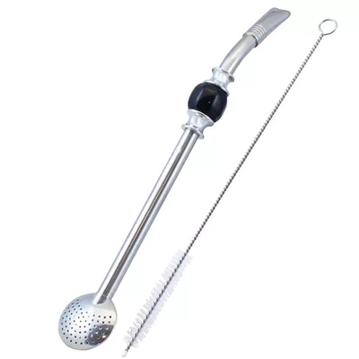 Bombilla Bomba med svart sten