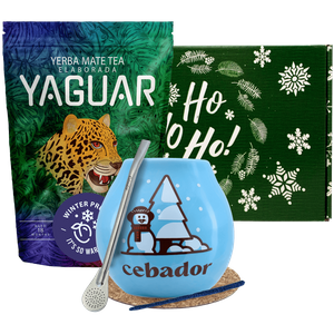 Yerba Yaguar vinterplommon 500 g presentförpackning