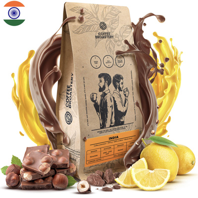 Coffee Broastery - Hela bönor kaffe India Karnataka Premium 400 g