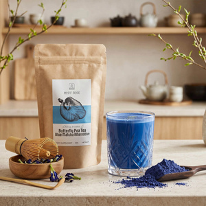 Set Blue Matcha + Chasen och Chashaku