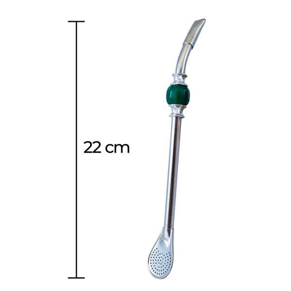 Bombilla Grande med grön sten