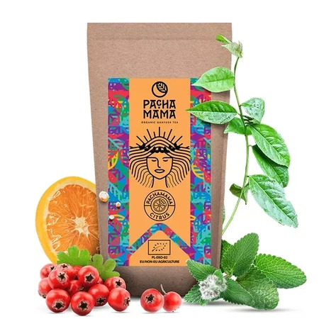 Guayusa Pachamama Citrus – ekologiskt certifierad guayusa – 100g