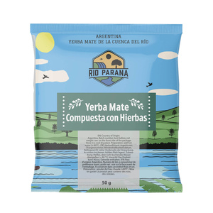 Yerba Mate Rio Parana 7x50g provset + tillbehör