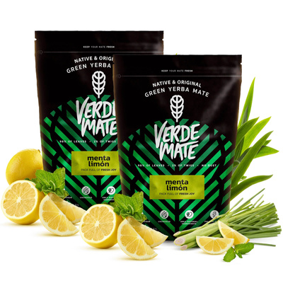 Yerba Verde Mate Grön LEMON 1000g 1kg LIMON
