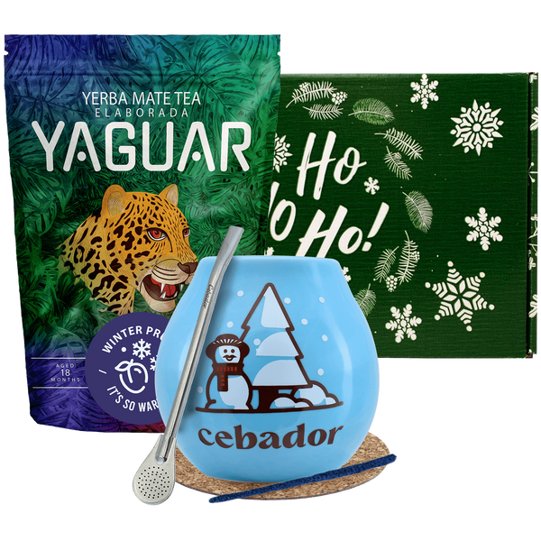 Yerba Yaguar vinterplommon 500 g presentförpackning