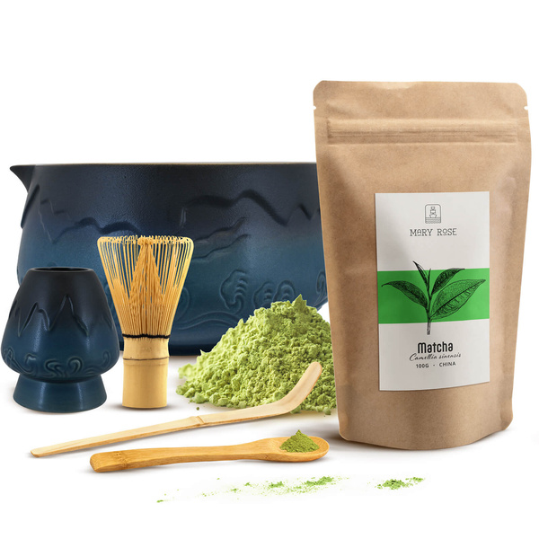 Set för bryggning av Matcha te