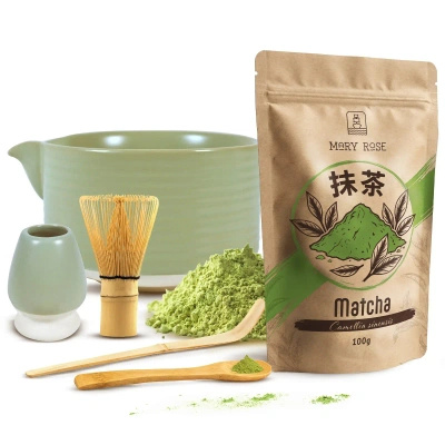 Set för bryggning av Matcha te