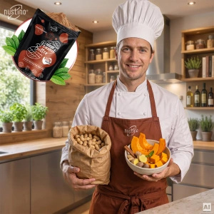 Nustino – Jordnötssmör i pulverform – Pumpkin Spice (utan tillsatt socker) 400 g