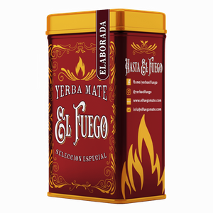 Yerbera – Metallburk + El Fuego Elaborada 0,5 kg