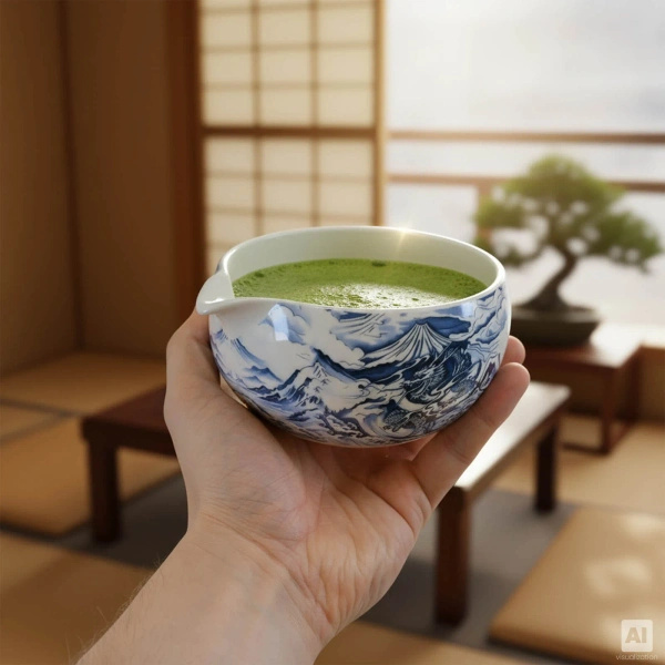 Presentset: premium-matcha + matchawan + bambustillbehör