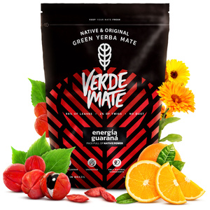 Presentpaket Yerba Mate: Verde Mate Energía Guaraná + Kalebass + Bombilla