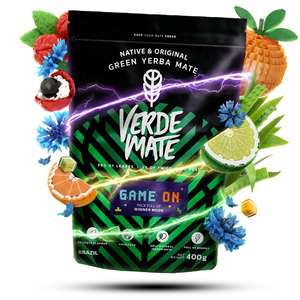 Yerba Mate Set Verde Mate Game On 400g 0,4kg Kalebass + Bombilla