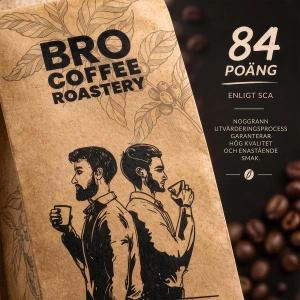 Bro Coffee Roastery – Hela bönor kaffe Brazil Samba Premium 1 kg