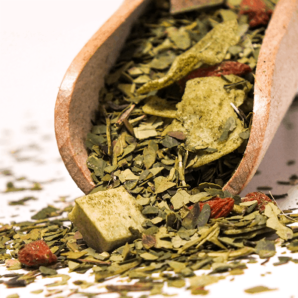 Yerbera – Metallburk + Verde Mate Green Frutos Tropicales 0,5 kg