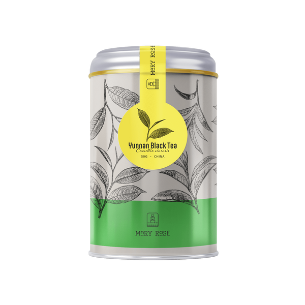 Mary Rose - Svart te från Yunnan i burk - 50g