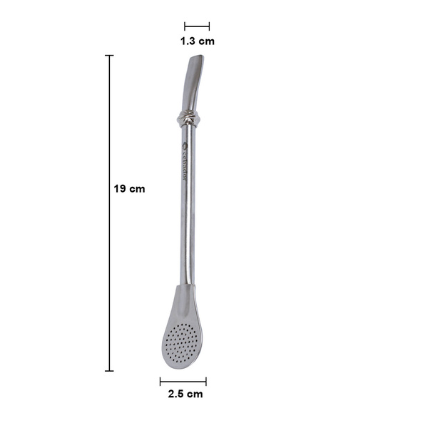Bombilla LIZA med silverring