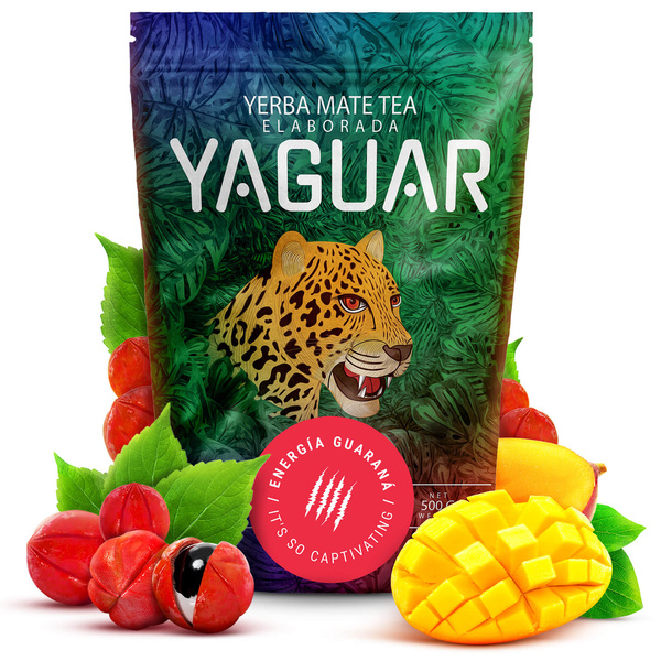 Set Yerba Mate Yaguar Energy Kalebass Gatito 500 g
