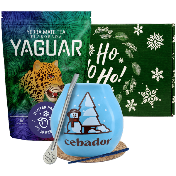Yerba Yaguar vinterplommon 500 g presentförpackning