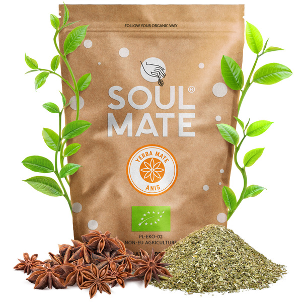 Yerba Mate Set Soul Mate Organica 2x500g 1kg Kalebass + Bombilla