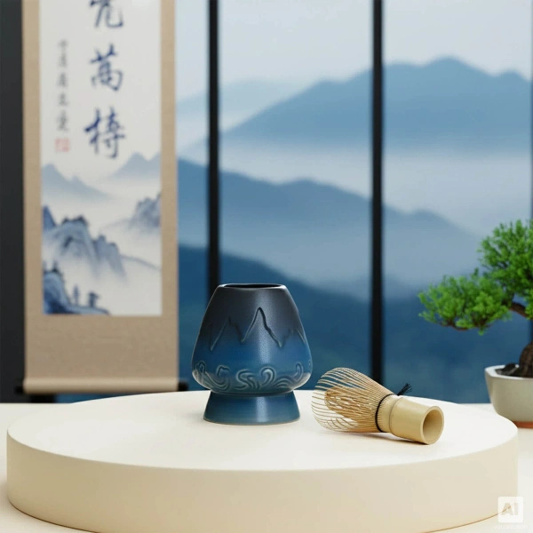 Presentset: japanskt premiummatcha + matchawan + bambutillbehör