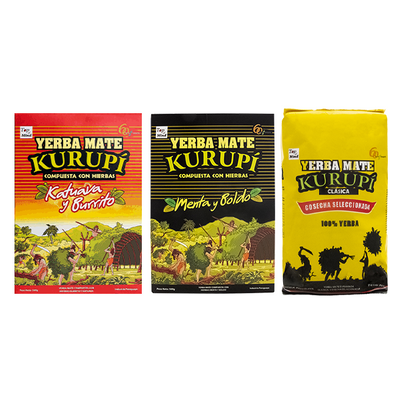 Yerba mate-set Kurupi 3x500g