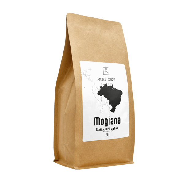 Mary Rose - kaffe med hela bönor Brasilien Mogiana premium 1 kg
