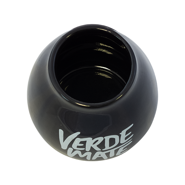 Keramisk matekopp med Verde Mate-logotyp (svart) 350 ml