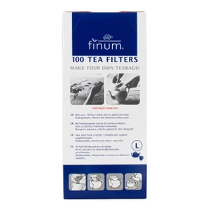 Tefilter av papper – storlek L (100 st)