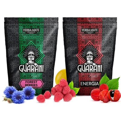 Yerba Mate Guarani Frukt och Energi Set 2x500g