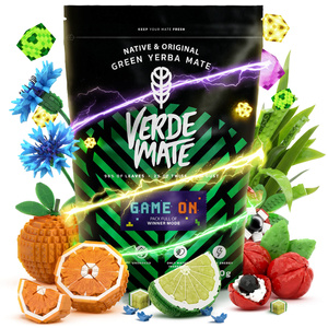 Verde Mate Green Game On 0,4 kg – yerba mate för gamers med smak av energidryck