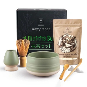 Presentset för att tillreda White Matcha